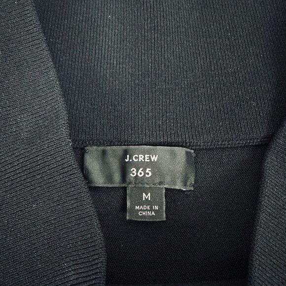 J. Crew Black Sweater Knit Mini Flare Skirt size Medium j7250 - Picture 3 of 5